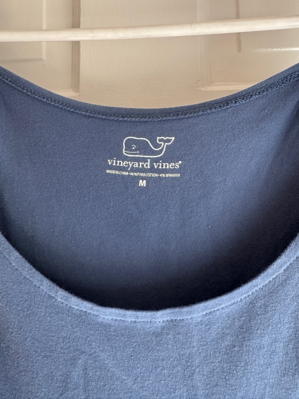 Vineyard Vines Blue Sleeveless Knit Dress Size Medium Coverup - Picture 2 of 5